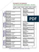 Timetable - Cive Supp PDF