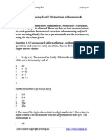 Quantitative Reasoning Test 2 PDF
