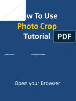 How To Use Fotor Photo Crop PDF
