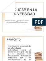 Educar en La Diversidad