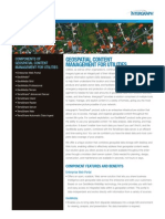 Geospatial Content Management For Utilities: Solution Sheet