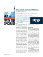 Pediatric Respiratory Failure Review PDF