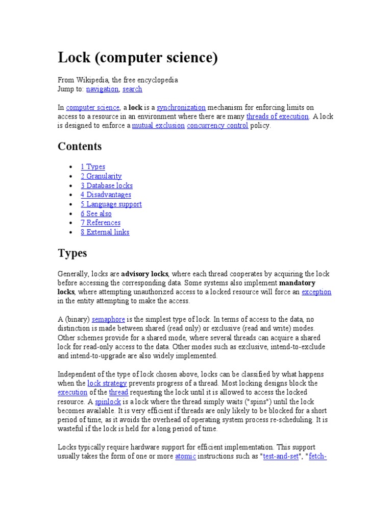 Lock Science) Locks, Where Attempting Unauthorized Access