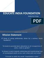 Educate India Foundation: Awakening Change