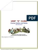 Ussf "D" Clinic: Course Outline and Notes