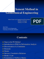 FEM in Geotech Engineering