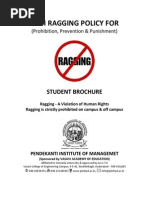 Anti Ragging Policy PDF