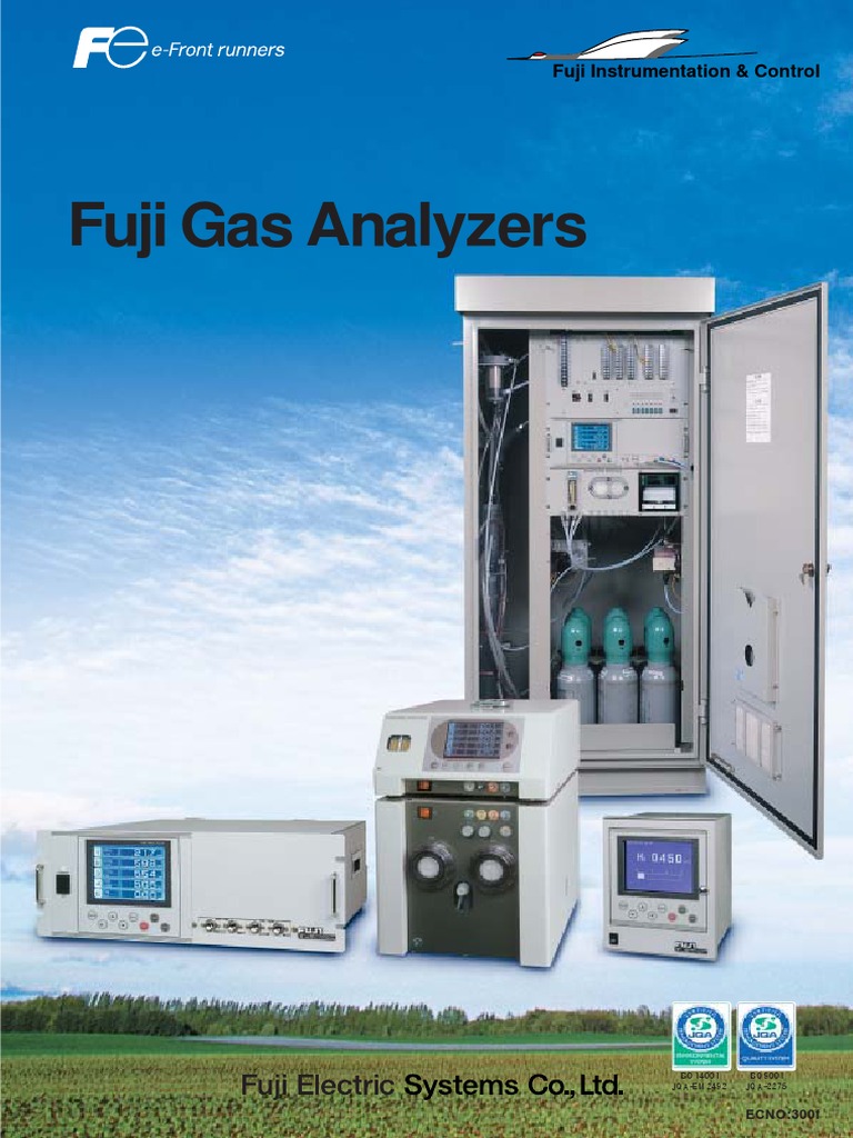 Fuji Gas Analyzers PDF Power Supply Carbon Dioxide