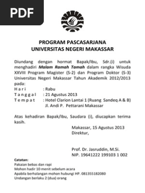 6800 Koleksi Contoh Undangan Ramah Tamah Wisuda Gratis Terbaru