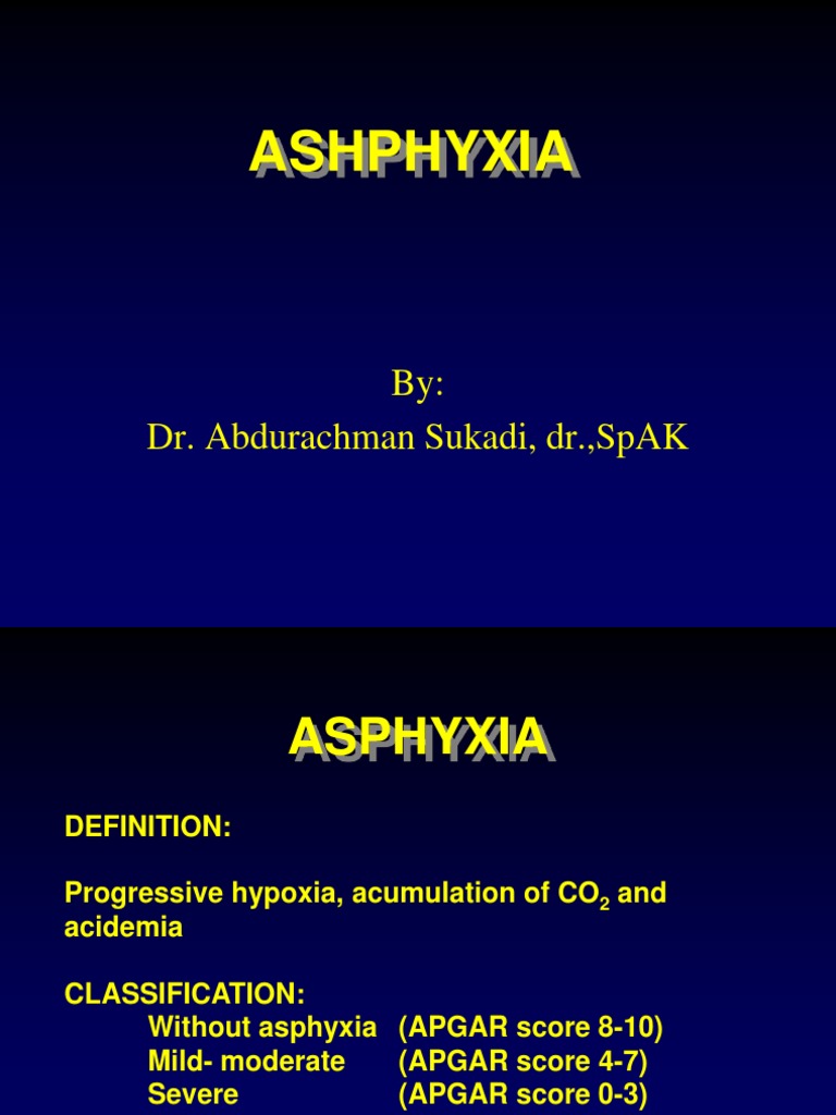 Understanding Asphyxia and Resuscitation | PDF