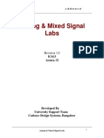 CADENCE Analog & Mixed Signal Labs PDF