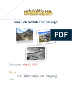 Book Leh Ladakh Tour Packages