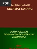 Download PERAN KBIH DLM PENINGKATAN JAMAAH HAJIppt by putra15 SN178928410 doc pdf
