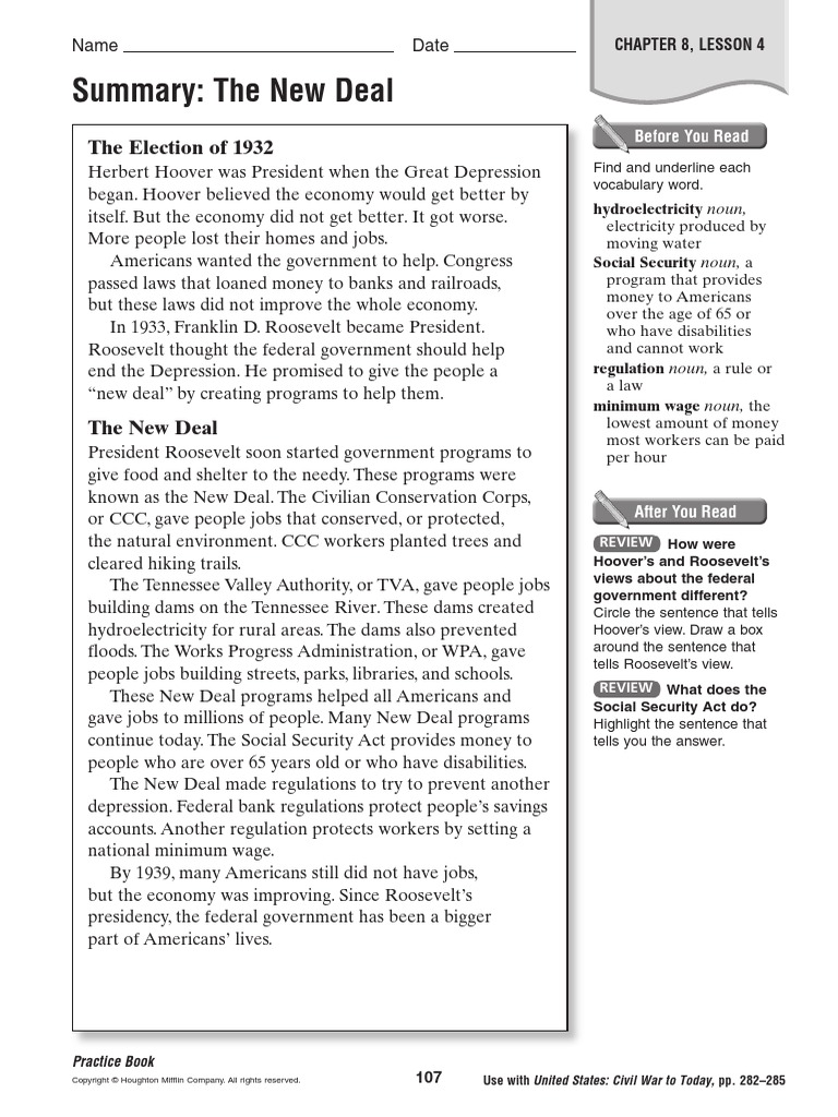 the new deal essay introduction
