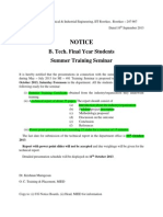 Training Seminar PDF