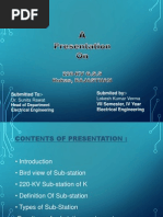 Submited by:-VII Semester, IV Year Electrical Engineering Submitted To