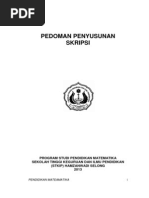 Download Panduan Skripsi Prodi Matematika by adminkami SN178946154 doc pdf