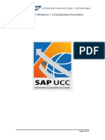 Installation-SAPGUI For Windows For V720 PDF