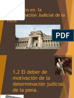 Motivación en  la determinación judicial de la pena.pptx