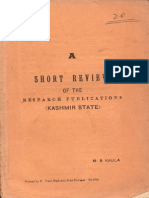 A Short Review of The Research Publications (Orange Cover) - M.S. Kaula PDF