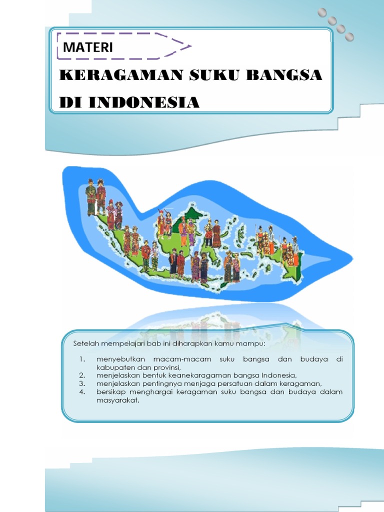 MATERI IPS Kelas IV SD Keragaman Suku Bangsa dan Budaya