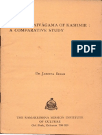 Vedanta and Advaita Saivagama A Comparative Study - Dr. Jaideva Singh PDF