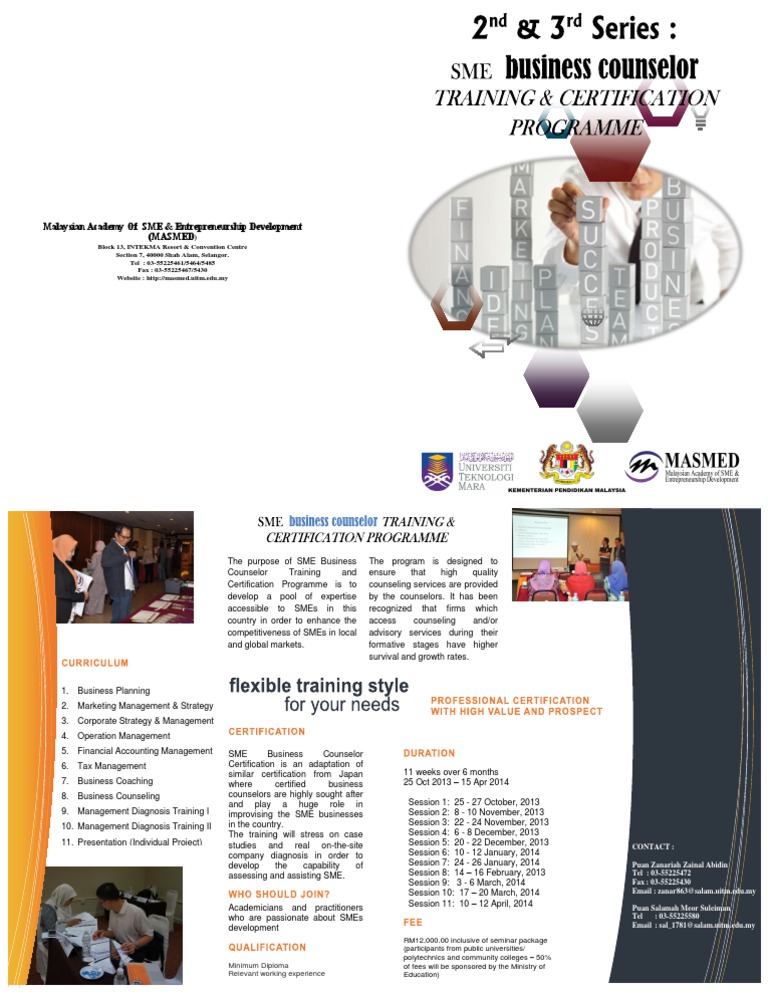SME Business Counselor Training Program | PDF