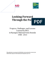 Looking Forward Through The Past: Progress, Challenges, and Lessons Learned by WCS in Nyungwe National Park, Rwanda 1988 - 2013