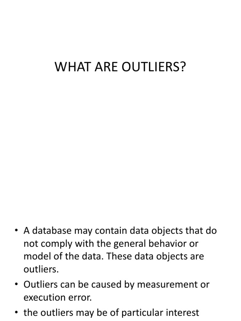 What Are Outliers70 | PDF | Outlier | Statistics