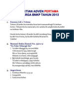 Tata Ibadah Adven 1 Keluarga BNKP Tahun 2013 PDF