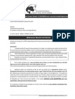 derecho de petición ref. cancelación de toreo en ferias de SanGil