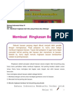 Bahasa Indonesia Kelas VI Menulis