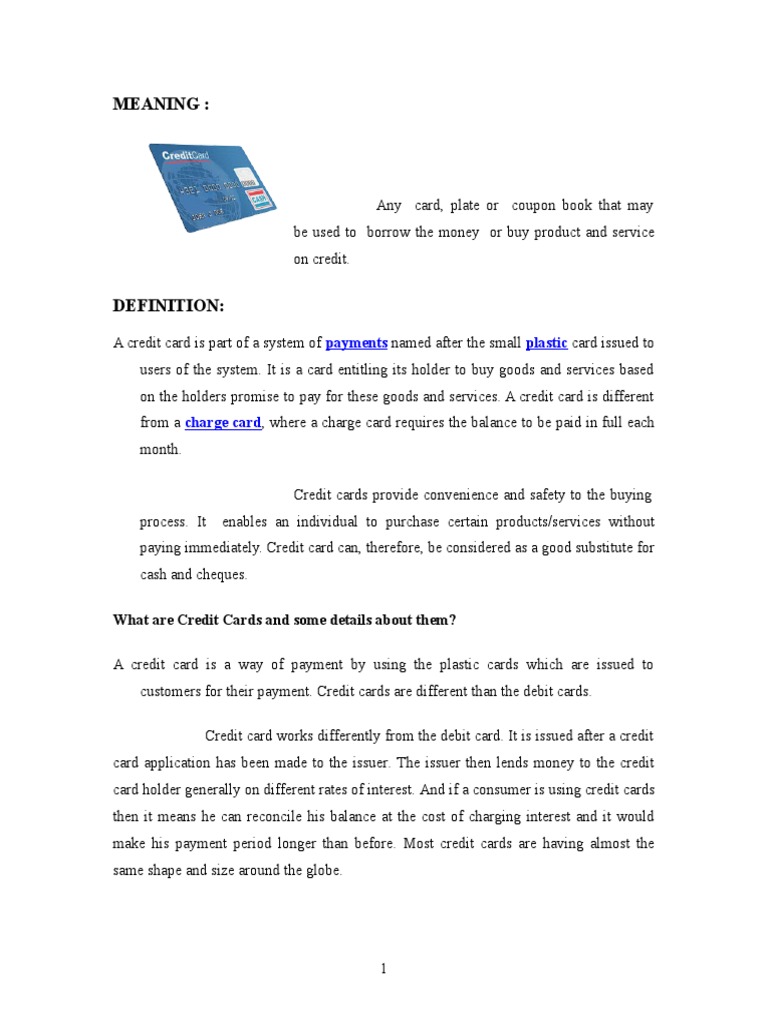 Creditcard 091216034657 Phpapp02 | PDF | Credit Card | Debit Card
