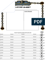 2nd Quarter Avatar Sheet