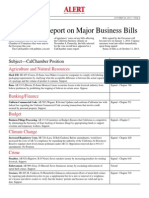 2013 Final Status Report on Major Business Bills