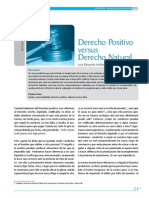 Derecho Natural vs Derecho Positivo