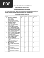 Prnciples of Business For CSEC Criteria and Mark Scheme