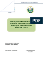 Pautas para Elaboracin Planes Rescate Financiero