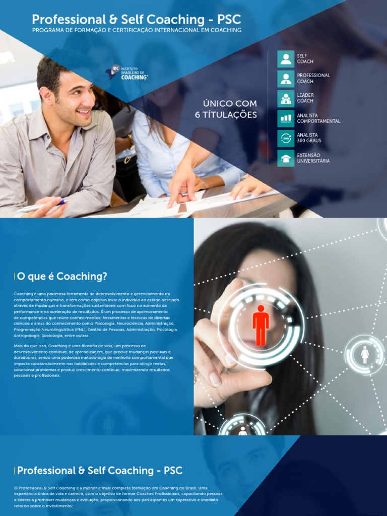 Formação em Coaching Profissional e Pessoal | PDF | Educação à ...