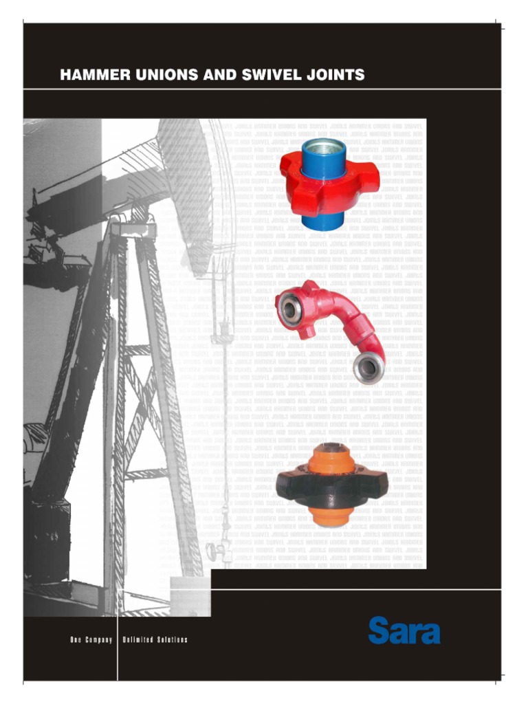 Hammer Unions | PDF | Pipe (Fluid Conveyance) | Mechanical Engineering