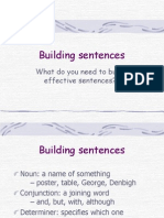 Building Sentences