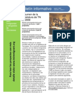 TIRRC Newsletter SPANISH - August 2009
