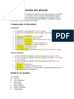 La Pronunciación Del Alemán