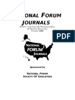 National FORUM of Teacher Education Journal, Dr. William Allan Kritsonis, Editor, WWW - Nationalforum.com, NATIONAL FORUM JOURNALS, Founded 1982