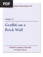 Download Learning Adobe Photoshop CS4 - Graffiti on a Brick Wall by Guided Computer Tutorials SN17908503 doc pdf