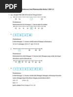 Pembahasan Soal Matematika Kelas 3 KD 1.1