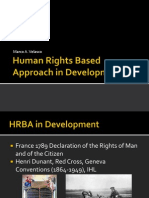 Human Rights Based Approach in Development