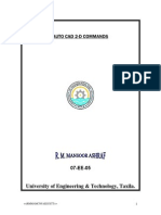Auto Cad Commands PDF