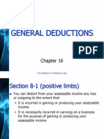 General Deductions Australian Law