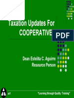 Taxation of Cooperatives